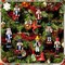 Christmas Nutcracker Ornament Set 18 Pcs Nutcracker Soldier Christmas Decoration Wooden Nutcracker Christmas Hanging Ornaments for Xmas Tree Figure Puppet Toy Present(Elegant Style)